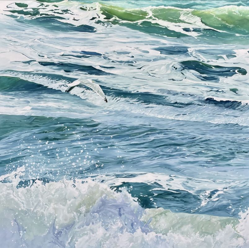 Flying with waves